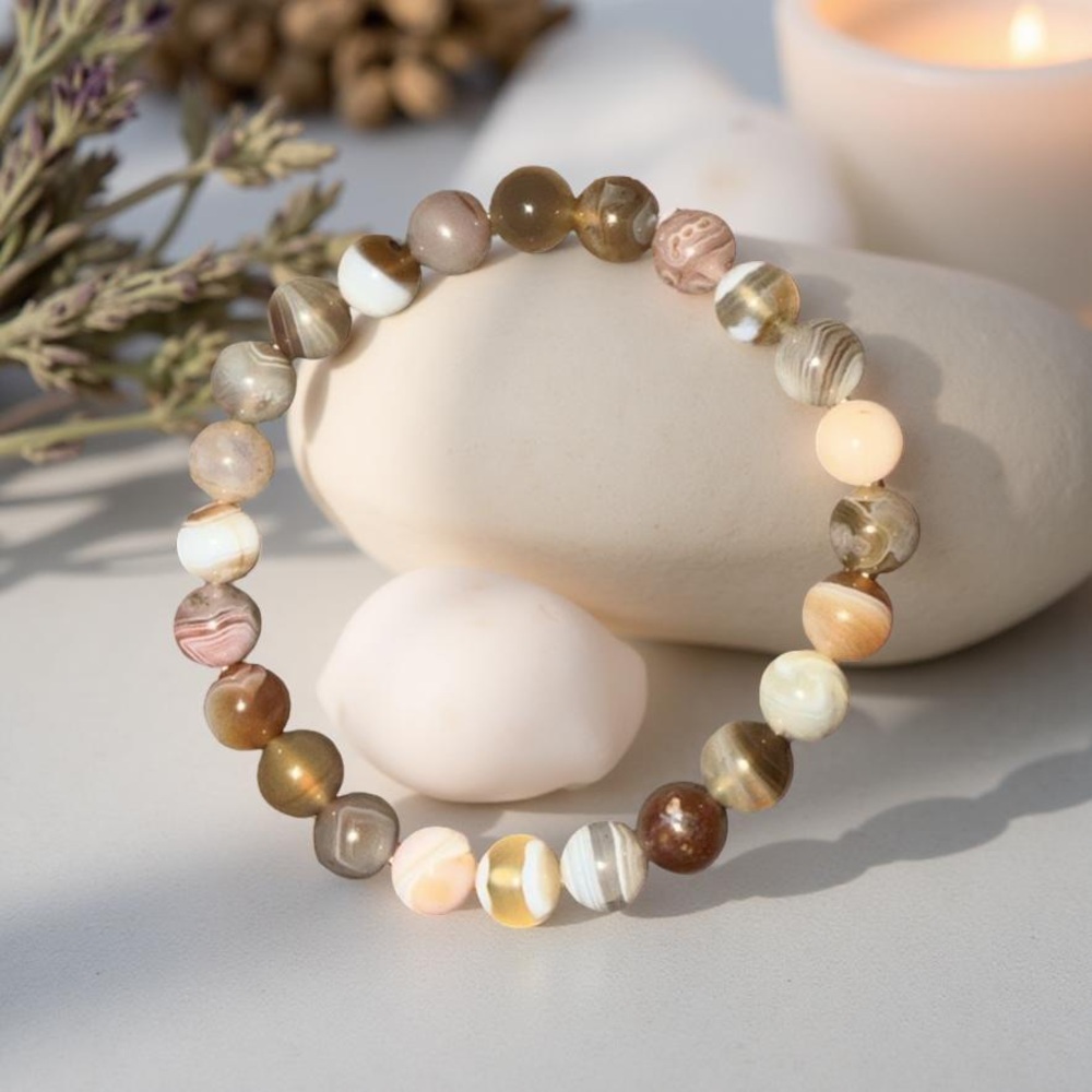 🆕 8mm Botswana Agate Bracelet